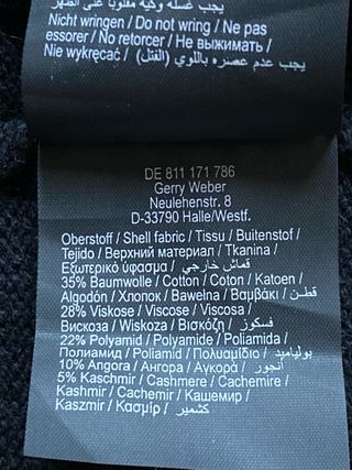 Chaleco Gerry Weber 10% angora 5% cachemira
