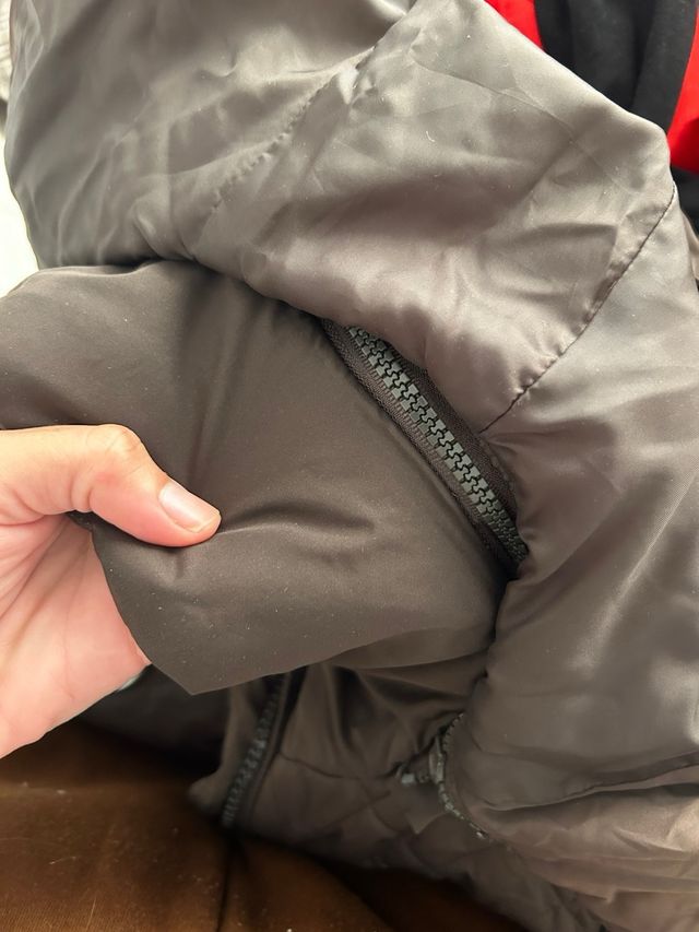 Abrigo acolchado marrón Talla S