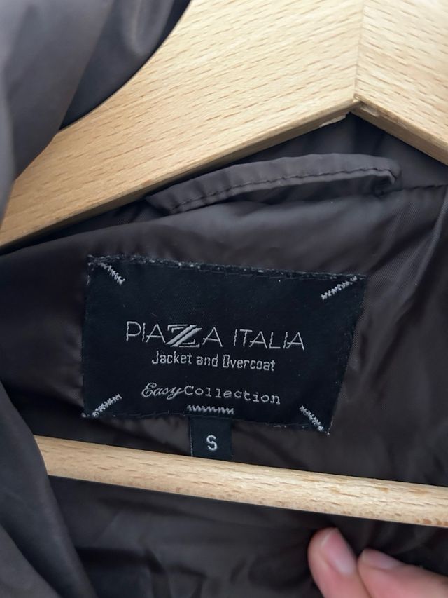 Abrigo acolchado marrón Talla S