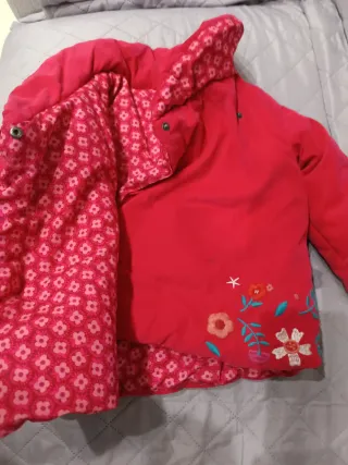 Giubino bambina Du Pareil 74 cm double face