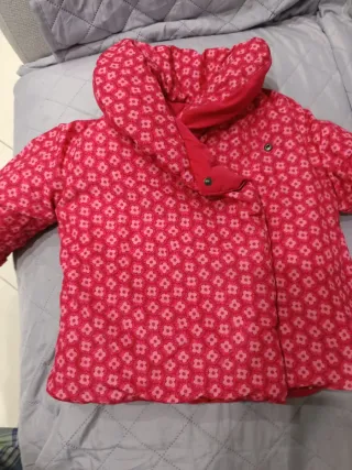 Giubino bambina Du Pareil 74 cm double face