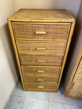 Muebles de ratán/mimbre.