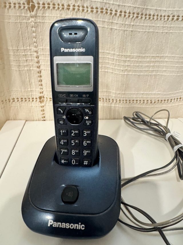 Telefono cordless Panasonic blu marino