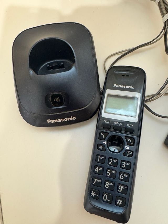 Telefono cordless Panasonic blu marino