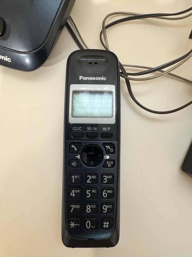 Telefono cordless Panasonic blu marino