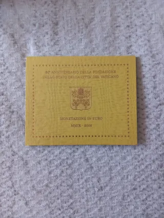 Cartella Monete Vaticano 80° Anniversario 2009