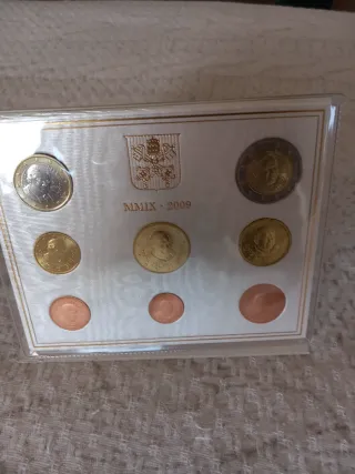 Cartella Monete Vaticano 80° Anniversario 2009