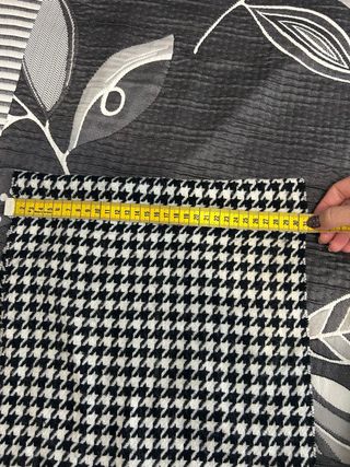 Bufanda Pata de Gallo Negra y Blanca