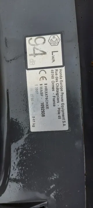 Cortacésped Honda HRX476