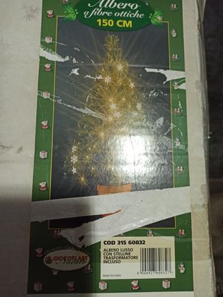 Albero di Natale fibre ottiche 1804 cm