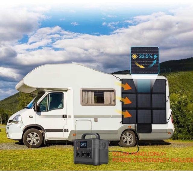 Pannello solare pieghevole portatile