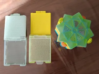 Aqua Beads Caja Organizadora,Plantillas,materiales