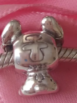 Charm Plata S925 Stitch Morado