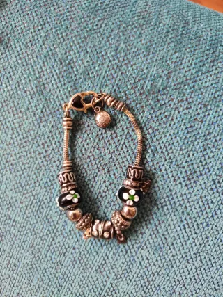 Pulsera Pandora Plata con Abalorios