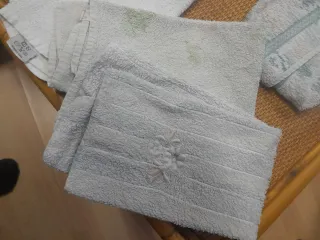 Salviette usate E. 1 l'una