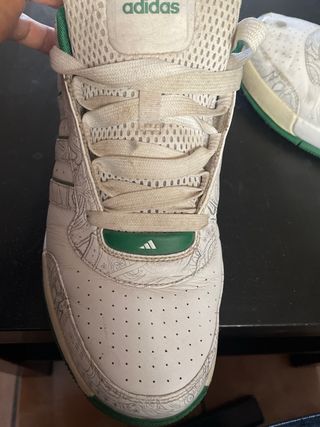 Zapatillas Adidas Celtics Blancas y Verdes