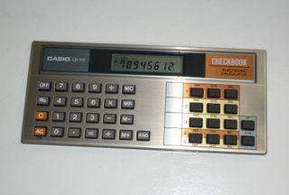 Calculadora Casio CB-100 Chequera Electrónica