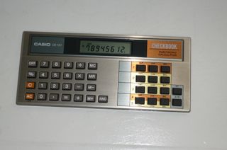Calculadora Casio CB-100 Chequera Electrónica