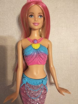 Barbie Dreamtopia Sirena Muñeca Luz COMO NUEVA!!!