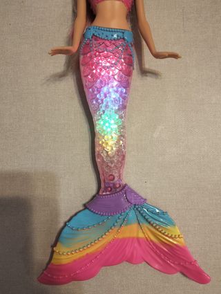 Barbie Dreamtopia Sirena Muñeca Luz COMO NUEVA!!!