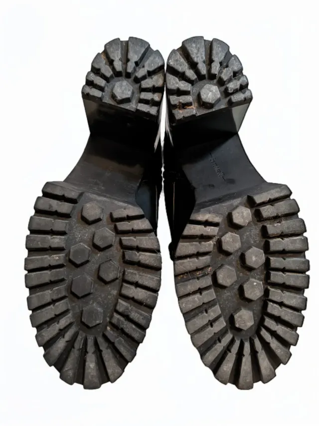 Botas Bershka tacón plataforma talla 38