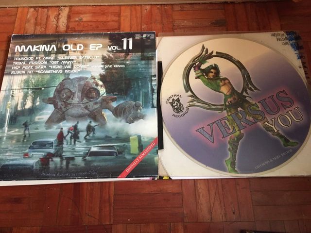 Lote 10 vinilos MAKINA, HAPPY HARD CORE, ...