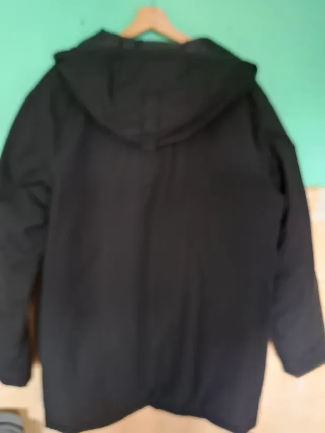 Abrigo DC Negro Talla L Hombre
