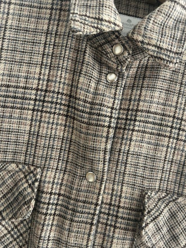 Chaqueta cuadros Springfield mujer