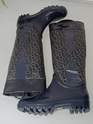 Calvin Klein stivali da pioggia Monogram Tg 39