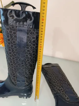 Calvin Klein stivali da pioggia Monogram Tg 39