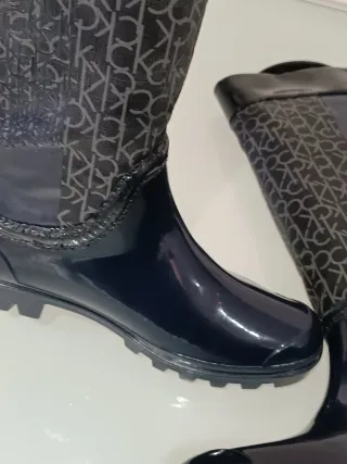 Calvin Klein stivali da pioggia Monogram Tg 39