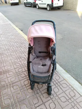 Silla de paseo Be Cool rosa y gris