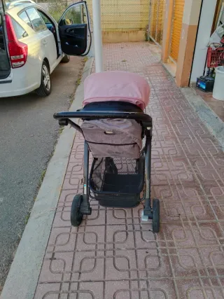 Silla de paseo Be Cool rosa y gris