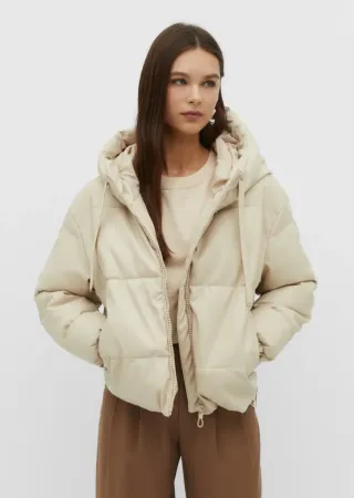 Cazadora polipiel Stradivarius, Talla S-M