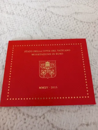 Cartellina Monete Vaticano 2015