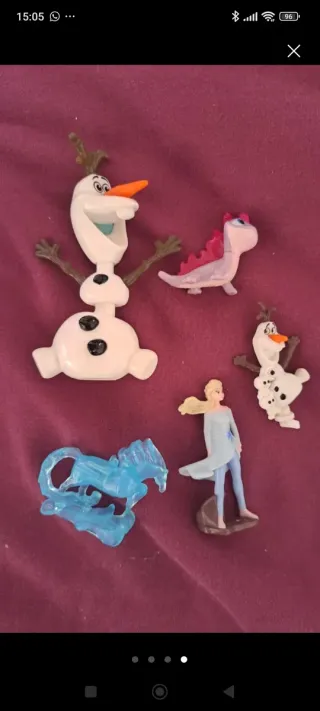 Conjunto Muñecos Frozen Elsa Anna Olaf