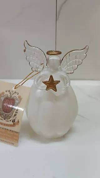 Angioletti in vetro decorativi