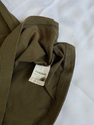 Napapijri polo manga larga khaki XXL bandera