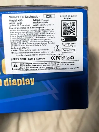 GPS Navegador Caminhão 256 8G M