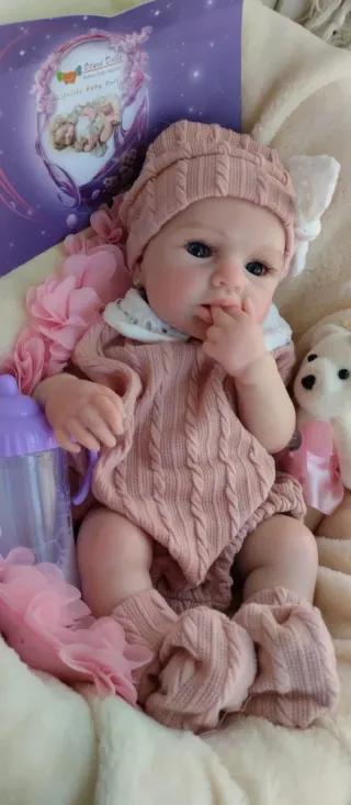 Bebé Reborn Silicona Completa 33-34 cm