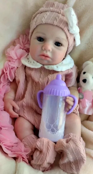 Bebé Reborn Silicona Completa 33-34 cm