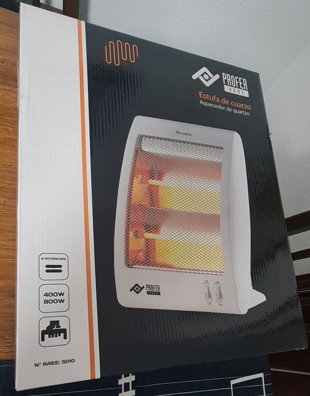 Calefactor de cuarzo 400W/800W
