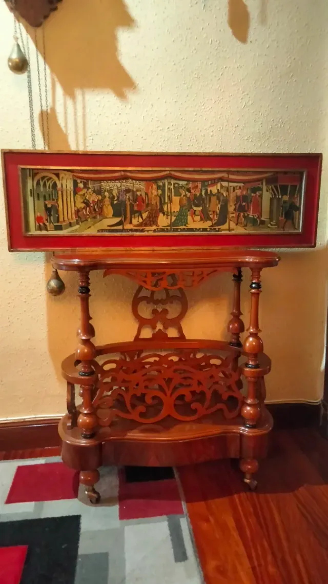 Antico dipinto quadro con cornice dorata