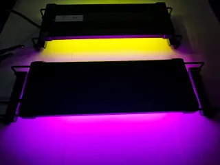 2 lámparas Acuario ajustable y configurable RGB+W
