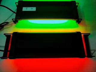 2 lámparas Acuario ajustable y configurable RGB+W