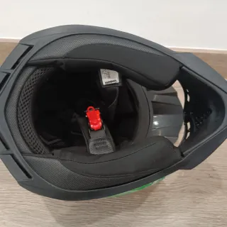 Casco Infantil Motocross Verde