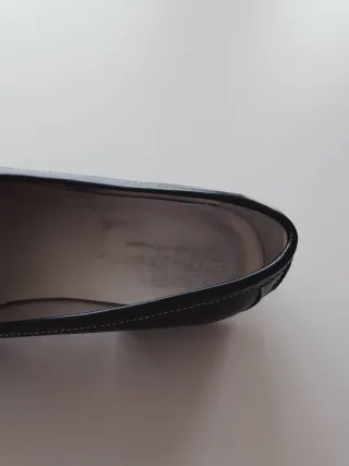 Mocasines Duxe + Dexter Mujer Negros y Blancos