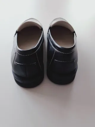 Mocasines Duxe + Dexter Mujer Negros y Blancos