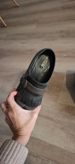 Zapatos Oxford Mujer Negros con Hebilla