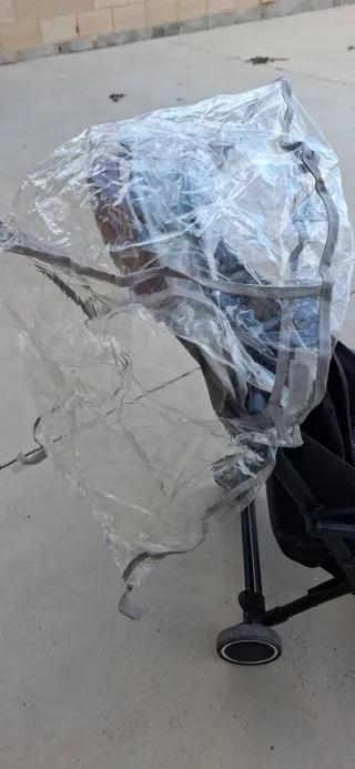 Silla de Paseo Negra y Marrón